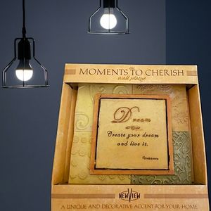 NIB Inspirational Wall Plaque " Dreams"  by Unknown Author